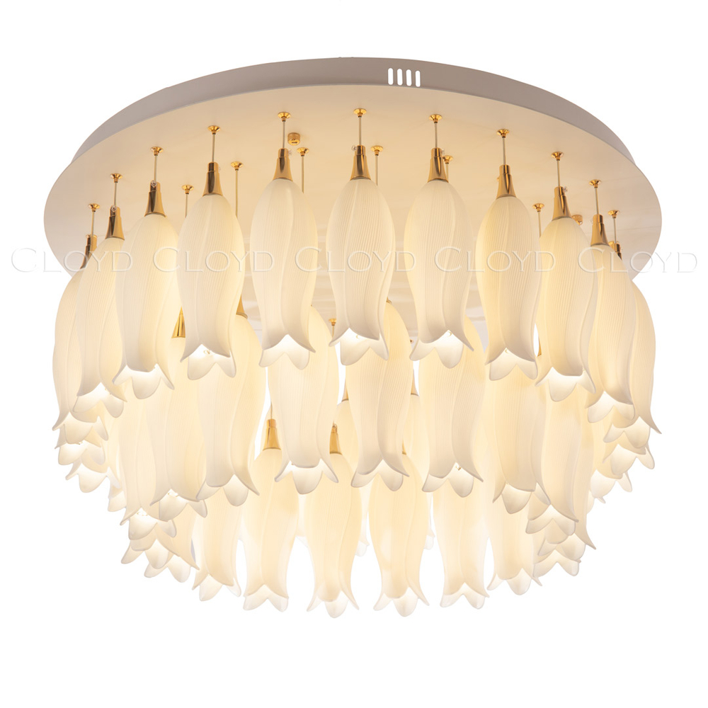 Люстра Cloyd ARGANA C42 / Ø79 см - керамика - E14 - белый (арт.11237)