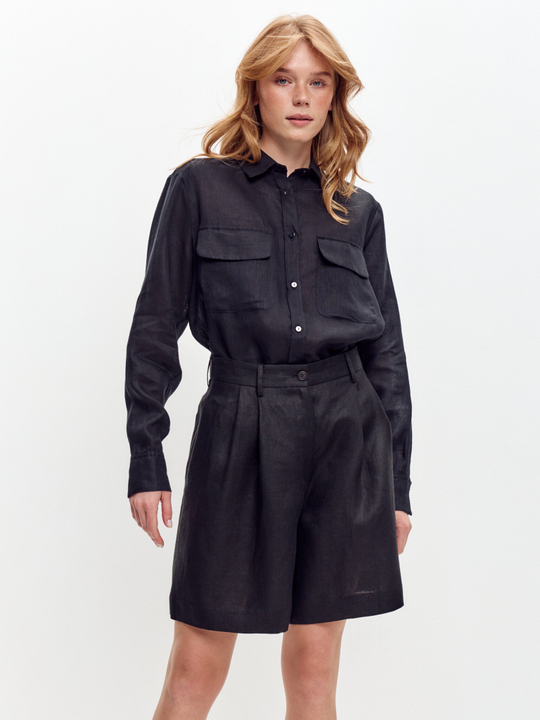 Льняная рубашка