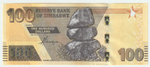 Zimbabwe, 100 Dollars, 2020, UNC