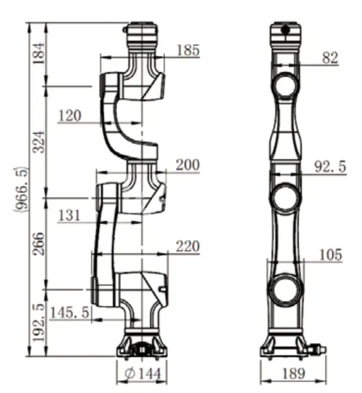 Коллаборативный робот Han's Robot Elfin-Pro E03-Pro