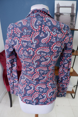 Рубашка Oodji пестрая 40 размер