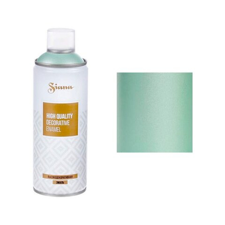 Краска-спрей матовая "Siana high quality" 0,52л (Жемчужный-мятный)