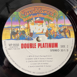 Винтажная виниловая пластинка LP Kiss Double Platinum (Japan 1978) (Obi) God Of Thunder