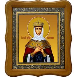 Феофания Византийская, блаженная императрица. Икона на холсте.