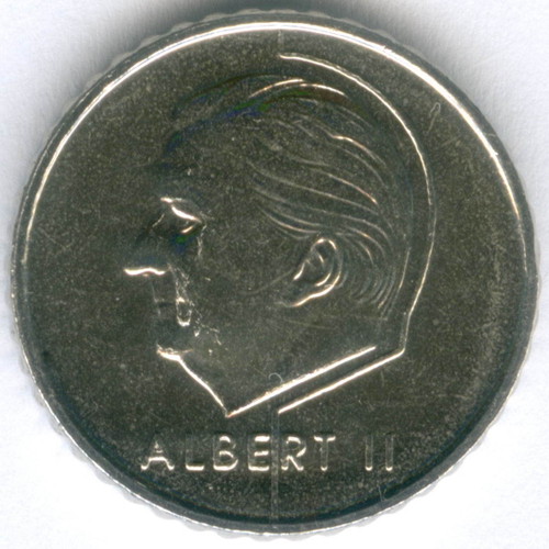 50 франков 2000 год. Бельгия (BELGIE). Чемпионат Европы по футболу. Никель AU