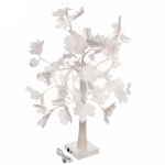 Фигура световая «Клён белый» 55 см 90 ламп LED на батарейках, 8 реж, USB питание, DC вход (мерцание)