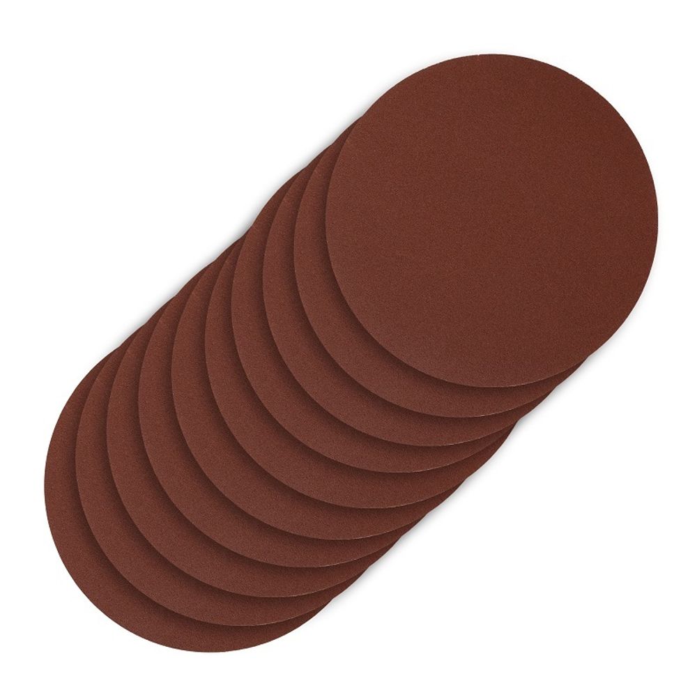 738717 Круг абразивный Р 240, на ворсовой подложке под "липучку", 125 мм, 10шт. Сибртех