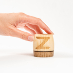 Деревянная рюмка (стопка, шот) из древесины сибирского кедра для крепких напитков. R44