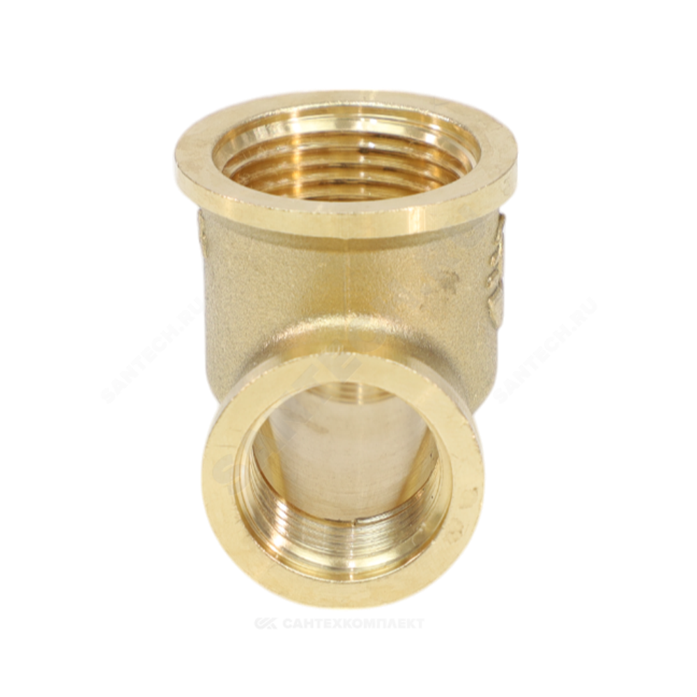 Тройник латунь переходной Ду 25х15х25 (1"х1/2"х1") ВР VALFEX VF.750.L.100.012.100