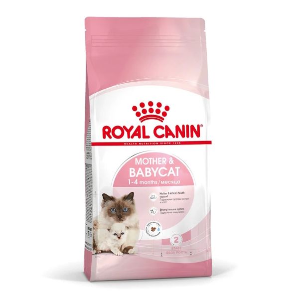 Сухой корм Royal Canin Mother&Babycat для котят в период первой фазы роста и отъема, беременных и кормящих кошек