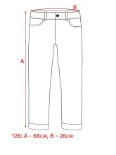 Трикотажные леггинсы для девочки Sanetta