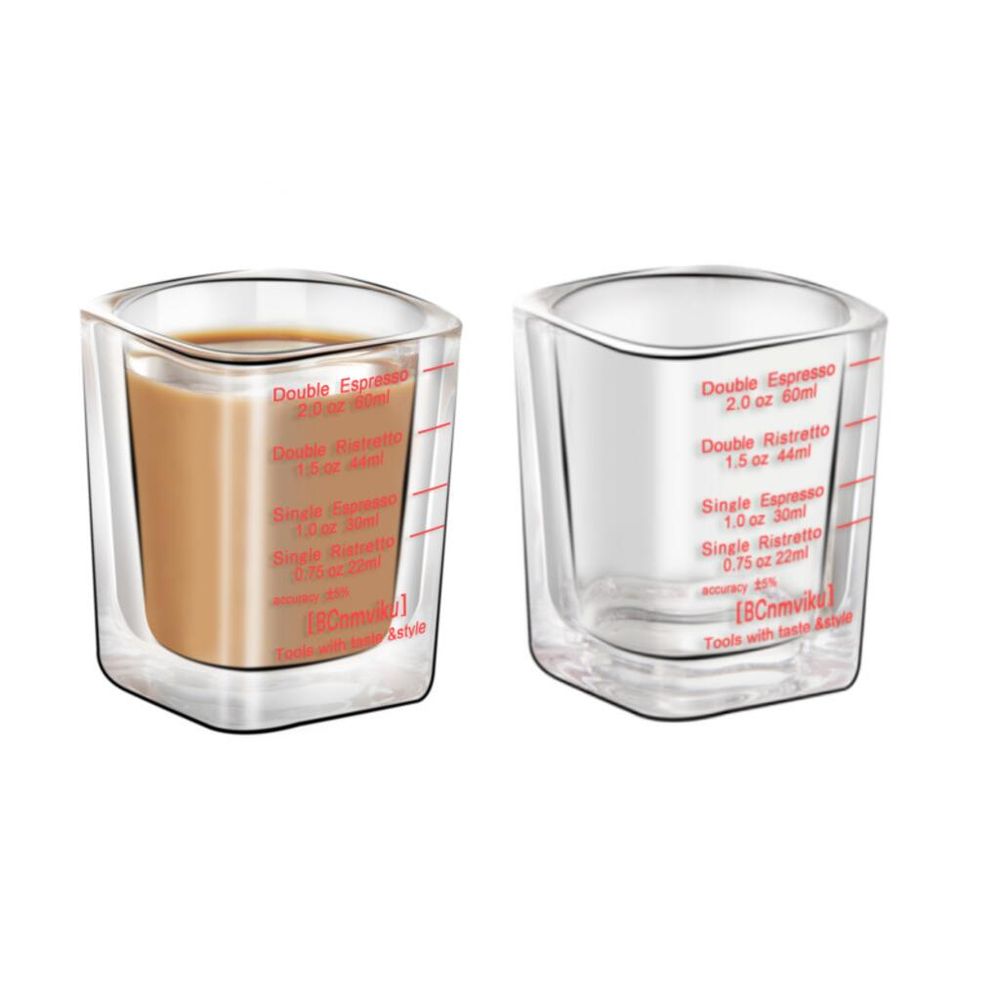 Мерный шот для кофе 22/30/44/60/ мл стекло P.L.- Barbossa
