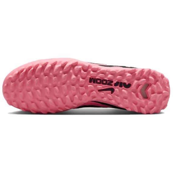 NIKE Zoom Mercurial Vapor 15 Pro Футбольные бутсы Низкие Топ Розовый/черный Унисекс