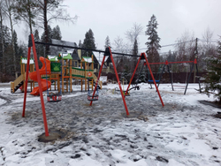 Монтаж уличных качелей Sv Sport Maxi х 2