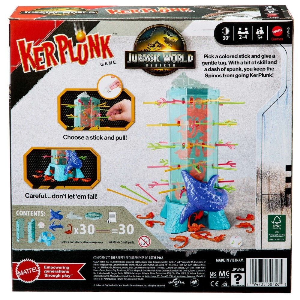 Jurassic World - FALLING DINOSAURS Аркадная игра JFW44