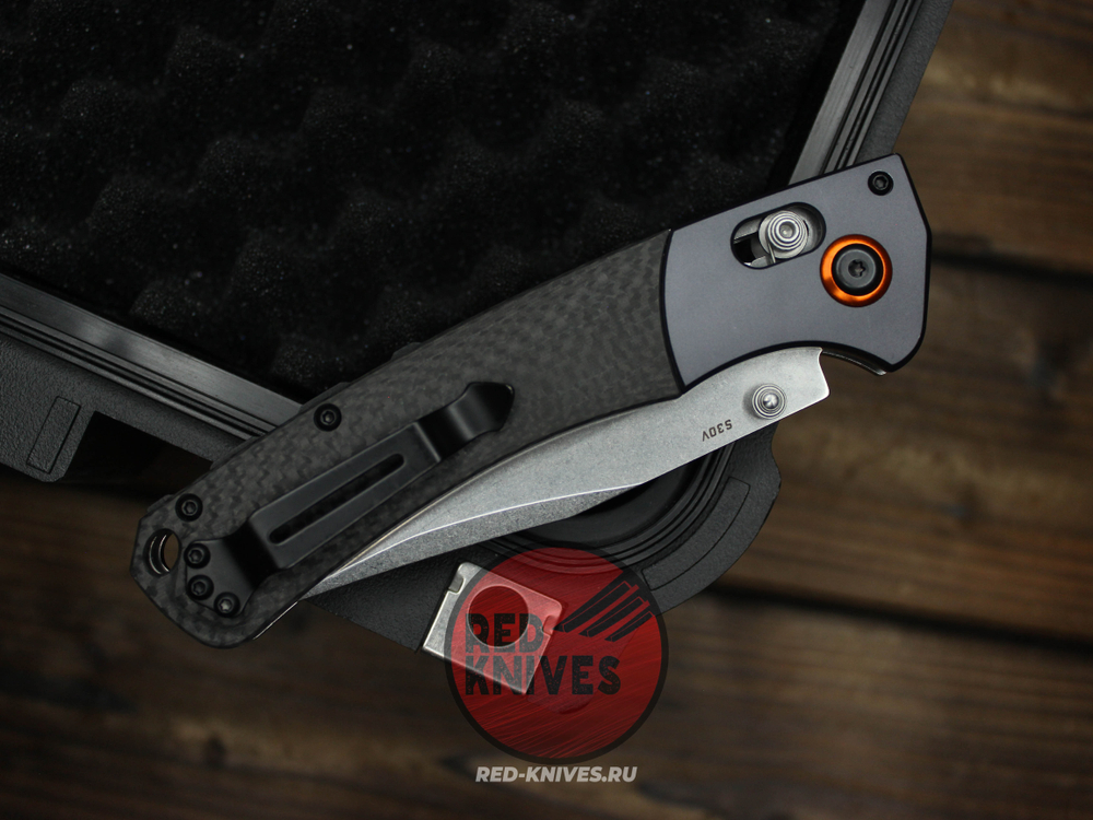 Нож Benchmade Crooked River Carbon A+++ GRAY