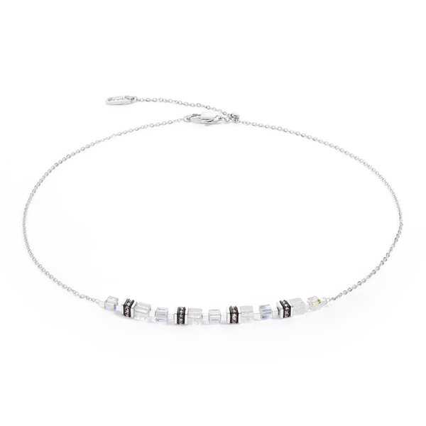 Колье Coeur de Lion White-Silver 5076/10-1417