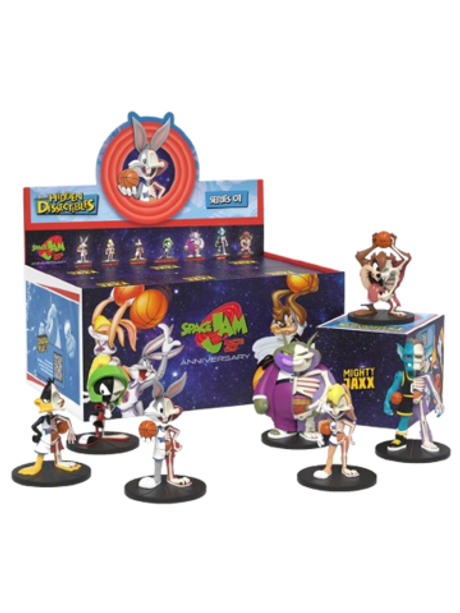 Рандомная фигурка Blind Box Mighty Jaxx Freeny's Hidden Dissectibles: Space Jam Slam Dunk