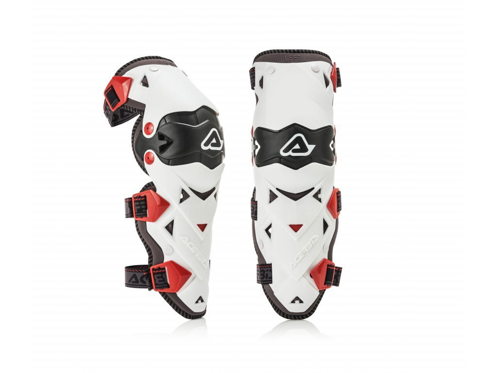 Наколенники шарнирные ACERBIS IMPACT EVO 3.0 (белый-красный / черный-желтый / черный-красный)