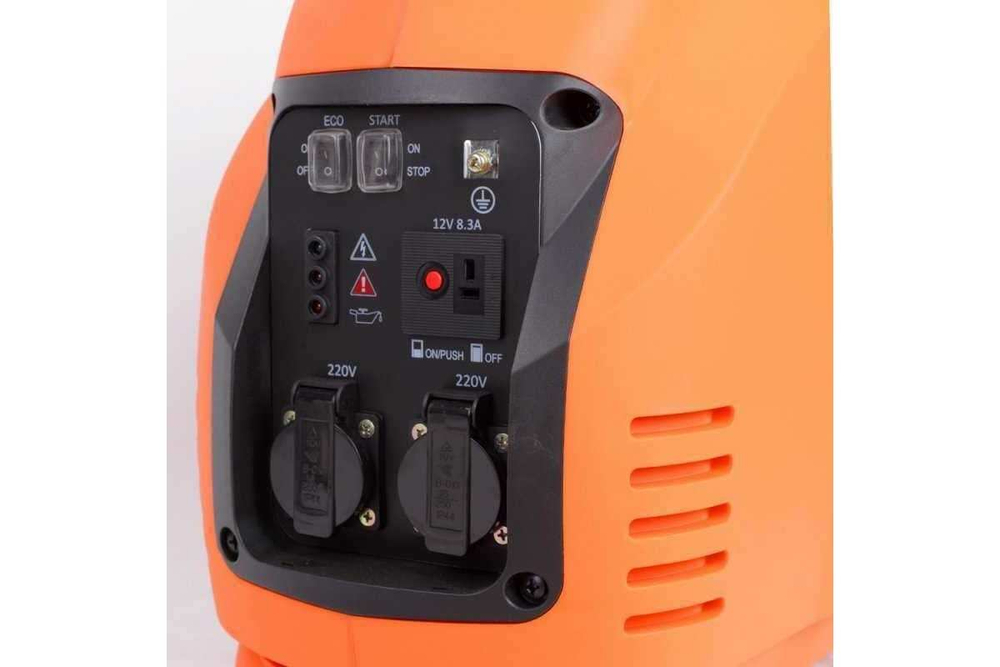 Генератор инверторный PATRIOT GP 3000il, 3,0/3,5 кВт, уровень шума 63 dB, колеса, вес 31,5 кг