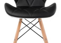 Деревянный стул PC-027 black / white