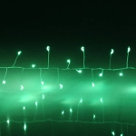 Гирлянда для дома 2,0 м 150 ламп LED «Мишура», IP-40, Зеленый