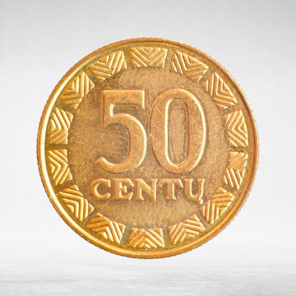 Lithuania, 50 Centų, 1999, VF