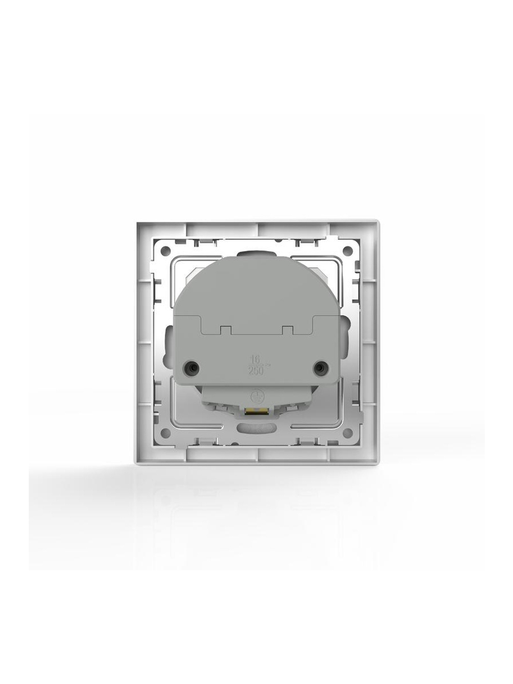 Розетка 1-м СП Pixel IP20 с заземл. с 2-мя заряд. устр. USB тип A+C механизм алюм. TOKOV ELECTRIC TKE-PX-R1U2AC-C03
