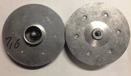 Крыльчатка на БЦН выпуклая+гайка