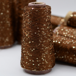 Sequin Yarn art. Paillette (викунья)