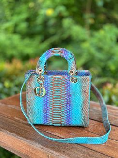 Сумка из питона в стиле Dior BG-510