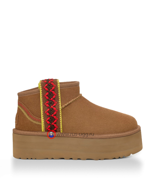 ULTRA MINI BRAID PLATFORM Сhestnut