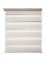 Рулонная штора - День-Ночь - ТМ "УЮТ" - ткань: "Канзас" - цвет: "натуральный"