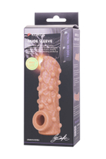 Насадка Kokos с дополнительной стимуляцией телесная 14 см