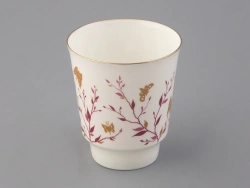 Чашка с блюдцем кофейная 165 мл форма Майская рисунок Розовые веточки арт. 81.13735.00.1