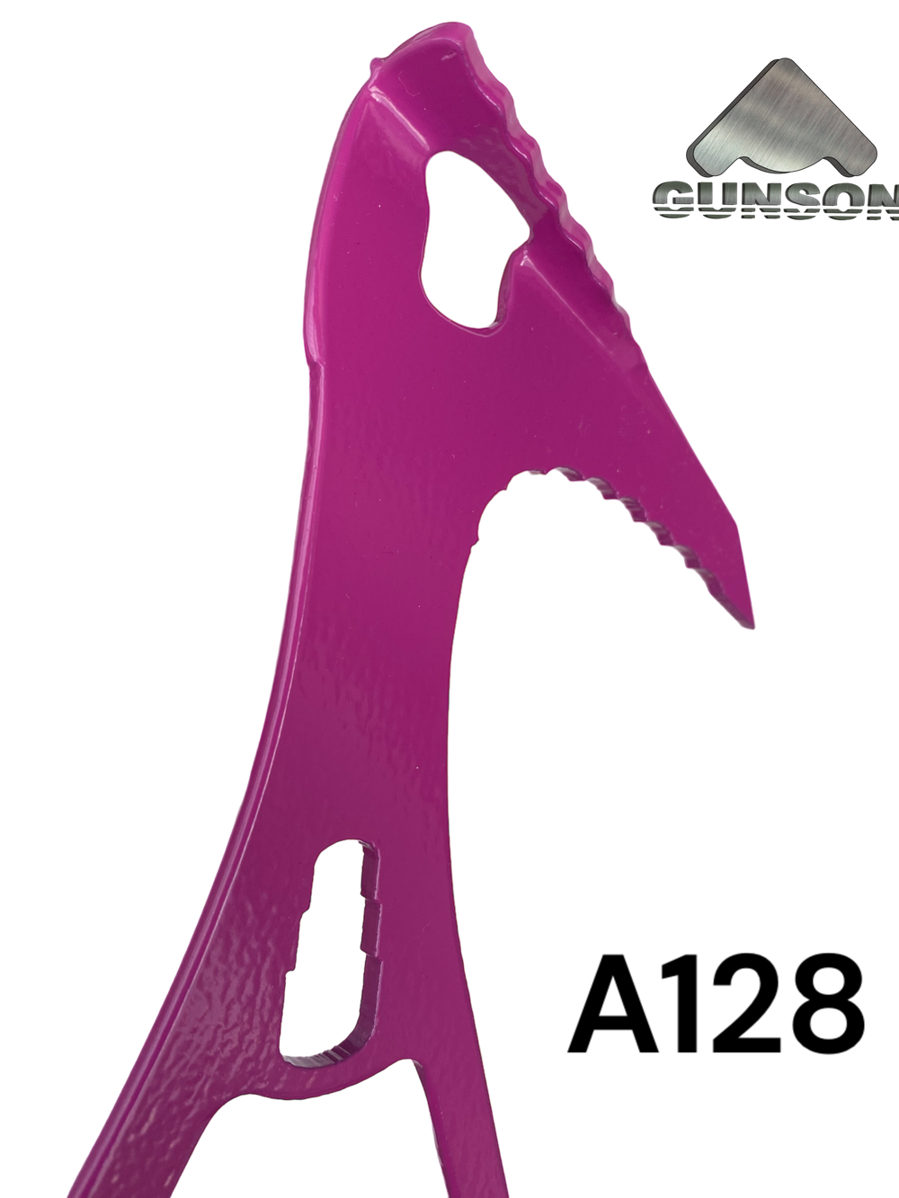 А128	Фифа скальная /спорт 23 / правый отгиб/ Pink / 30ХГСА/ 3мм / 25kN  L-240mm /W-160g