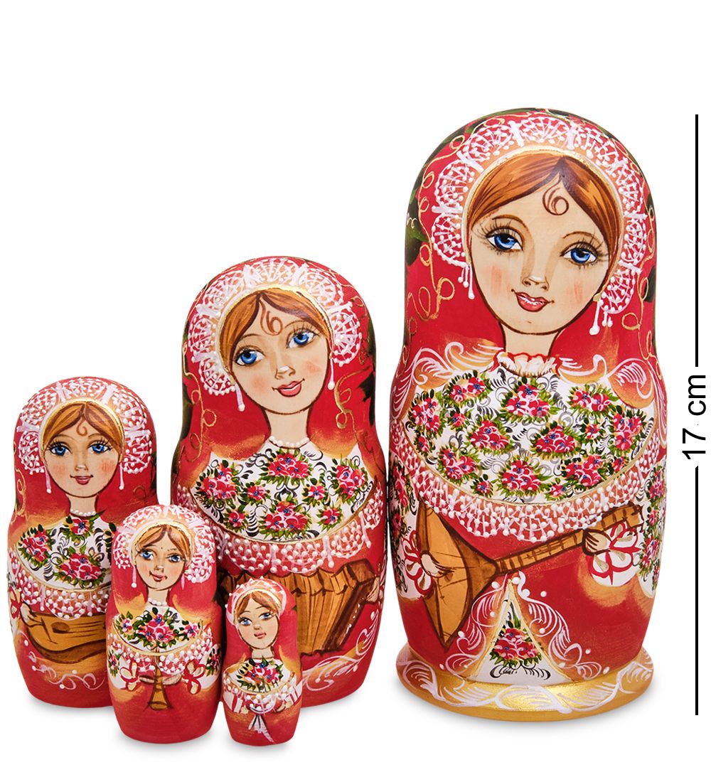 Народные промыслы МР-44/ 2-E Матрешка 5м «Василина»