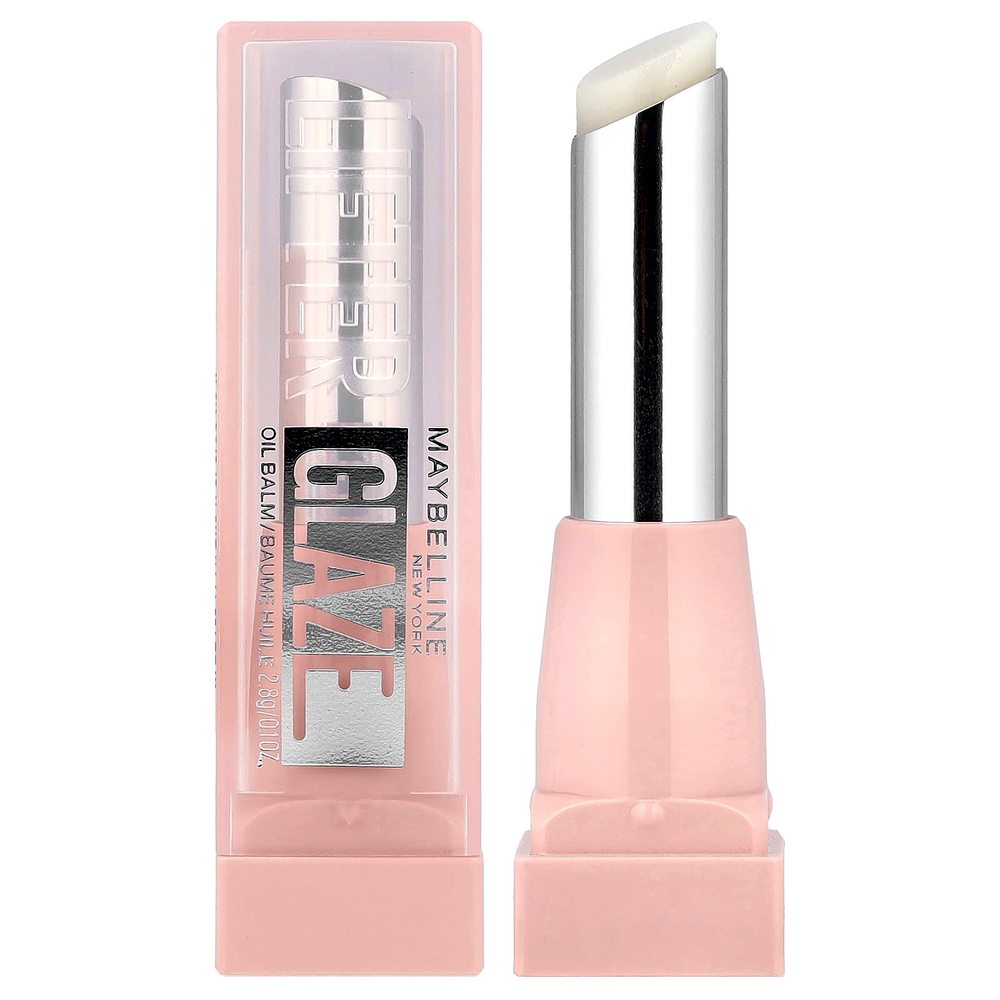 Maybelline, масляный бальзам с глазурью, оттенок 001 Clear Crave, 2,8 г (0,1 унции)