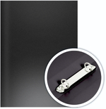 Папка 2кольца 16 мм Эконом черная (DOLCE COSTO)