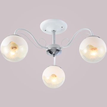 Люстра потолочная Reluce E27 01326-0.3-03 WH+CR