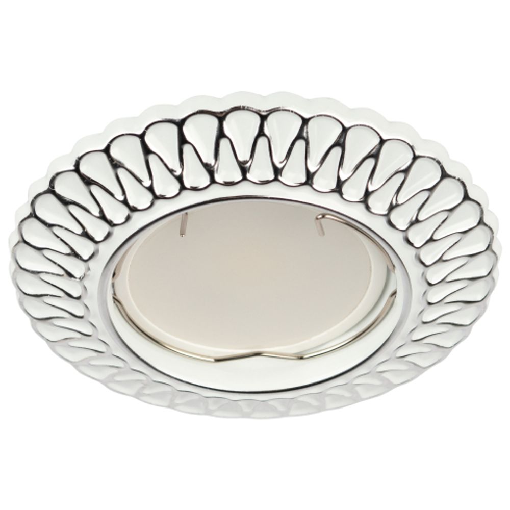 Светильник встраиваемый штампованный ЭРА ST4 CH/WH /1 под лампу MR16 GU5.3 белый