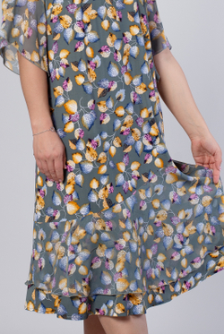 Платье женское 3979зп, листок зеленый #172ЛЗ053979зп