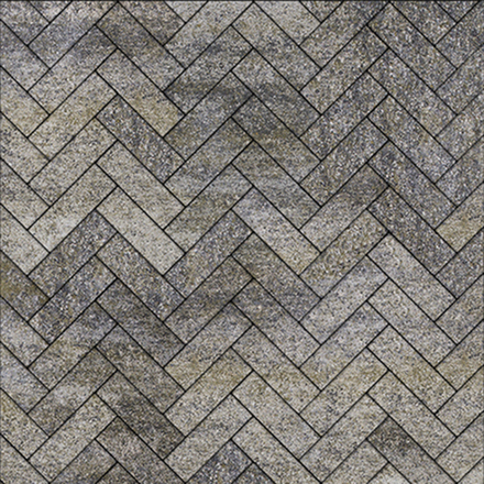 Тротуарная плитка ПАРКЕТ - Искусственный камень Габбро