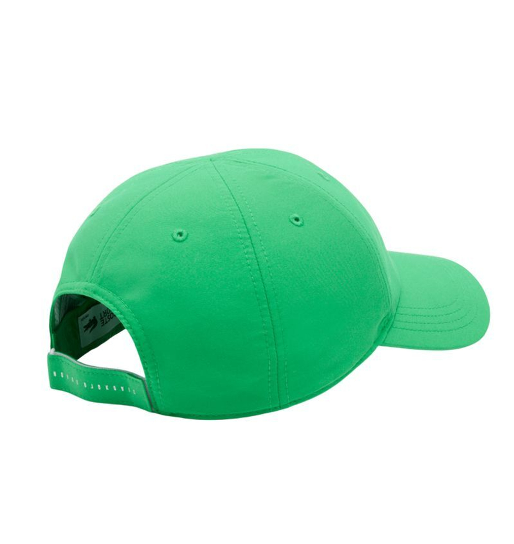 Теннисная кепка Lacoste SPORT Novak Djokovic Microfiber Cap - Green