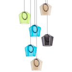 796169 Люстра CARAMELLO LED 6х6W 700LM КОФЕЙНЫЙ/МУЛЬТИКОЛОР 3000K