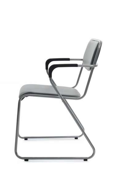 Кресло Никс Плюс RCH OMKL-03 Серый/Металл окрашенный Хром