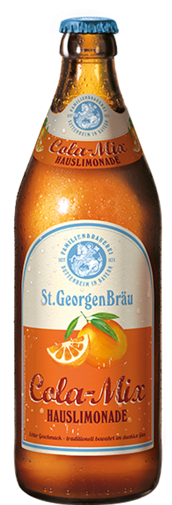 Газированный напиток Санкт ГеоргенБрой Кола-Микс ХаусЛимонад / St. GeorgenBrau Cola-Mix HausLimonade 0.5 - стекло