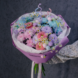 106. Дофаминовый букет в пастельных оттенках