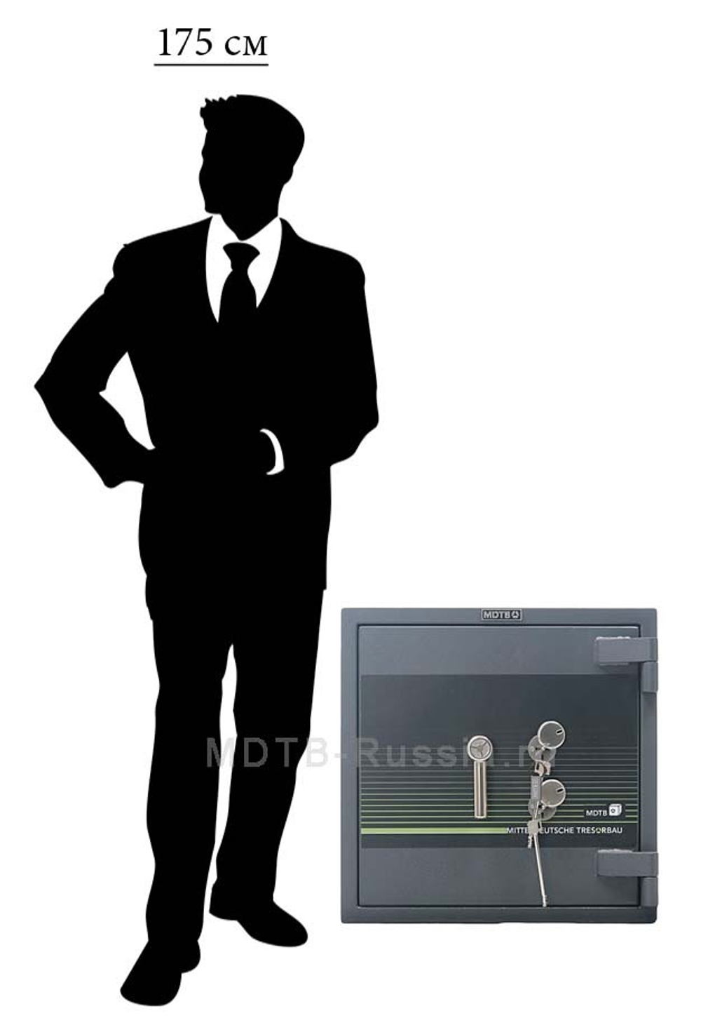 Burglar-proof safe MDTB BURGAS 67 2K