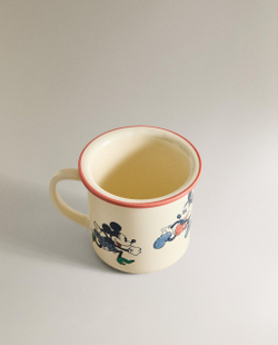 Zara Home кружка из каменной керамики, цвет разноцветный, 11 см · 7606/210